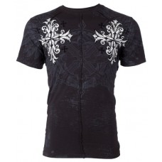 Xtreme Couture AFFLICTION Men T-Shirt TROUBLESOME